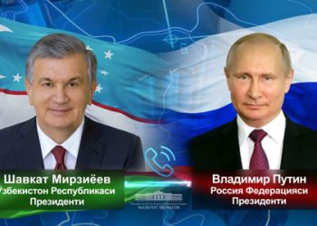 Uzbekistan, Russia Presidents discuss issues of further enhancing cooperation