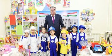 President Emomali Rahmon Opens Social Facilities in Khujand