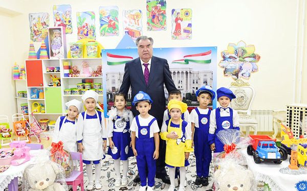 President Emomali Rahmon Opens Social Facilities in Khujand