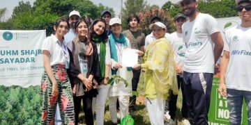Team save dreams carries out tree plantation drive Muhm Shajr-e-Sayadar