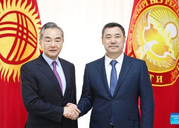 Kyrgyz President  meets with Chinese FM