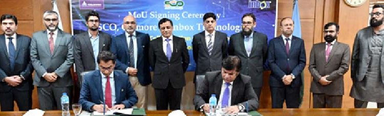 SCO, Celmore and Inbox intend cooperating for Telecom Professional Services and  business opportunities in AJ&K and GB